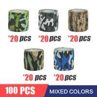 10/20/50/100 Pcs Hunt Camouflage Elastoplast Camo Stretch Wrap Tape Adhesive Protector Ankle Knee Bandages