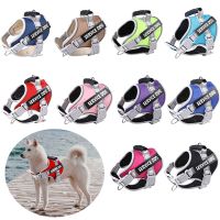 Pet Dogs Harness For Medium Large Dog Chest Strap Reflective Golden Retriever Vest Harness Dogs Walking Training Pet Supplies Leashes