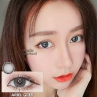 ? สุดปัง มีค่าสายตา ? Wink Mini Ariel Gray Brown สายตาปกติ และ ค่าสายตาสั้น 0.00-10.00 คอนแทคเลนส์ ตาโต ลายฮิต Tiktok แถมตลับฟรี !!