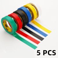 5 PCS Flame Retardant Insulation Tape Electrical Tape Ultra-Thin And Ultra-Adhesive PVC Waterproof Tape Length: 10m Width: 16mm Adhesives Tape