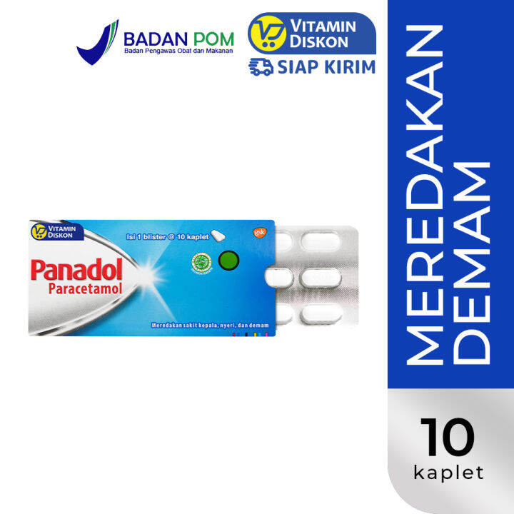 PANADOL BIRU CAPLET 1 STRIP ISI 10 TABLET | Lazada Indonesia