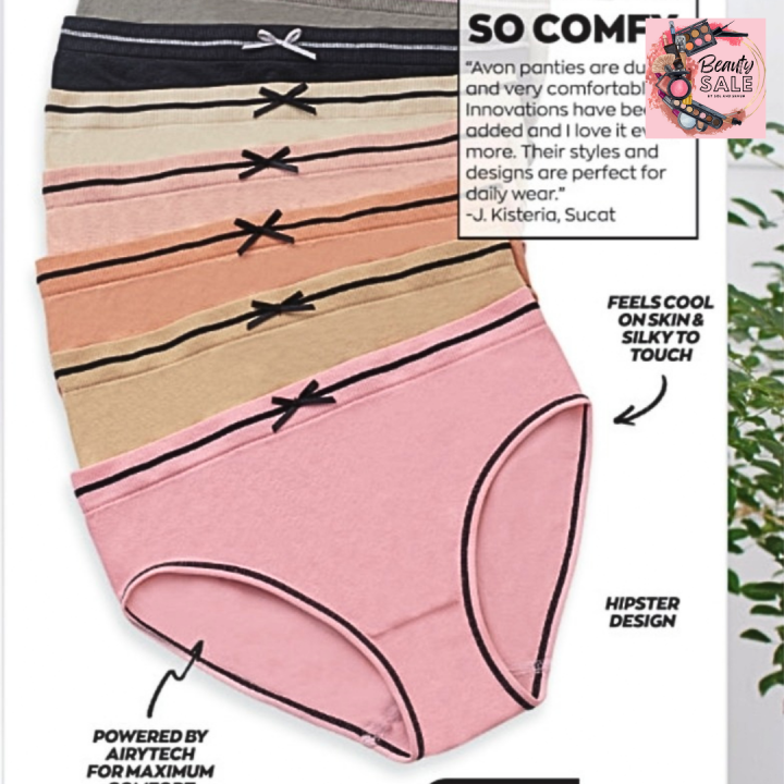 Avon Panty LIVIA 7in1 Airytech Hipster Panty Pack Lazada PH