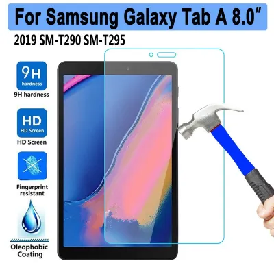 ฟิล์มหน้าจอแก้วป้องกันแท็บเล็ต SM-T290 T297 Galaxy Tab A ฟิล์มสำหรับ Samsung กระจกเทมเปอร์8.0 2019 T290 9ชั่วโมง