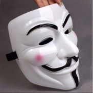 Mặt nạ Hacker mặt nạ Anonymous hóa trang Trắng bản đẹp hot trend 2022