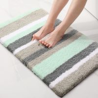 Olanly Anti-Slip Bath Mat Quick Absorbent Dry Living Room Plush Carpet Bedroom Foot Pad Floor Protector Soft Bathroom Shower Rug