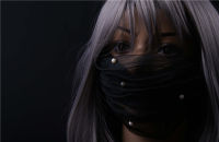 ? Black Mysterious Sexy Veil Lower Half Face Mask Decoration Adult Beauty Goddess Party Nightclub Bar Mouth Mask