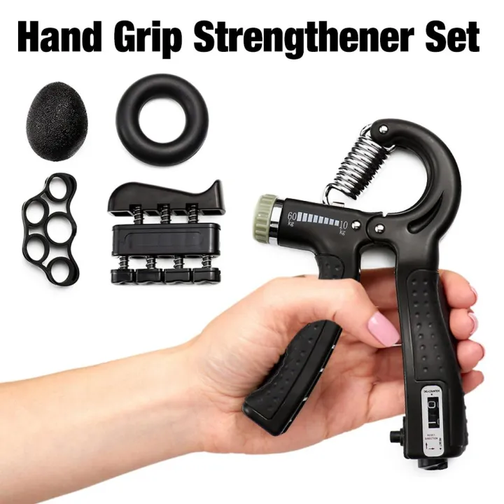 Gripper RShape Adjustable Countable hand Grip Strength Exercise Strengthener Gripper hand
