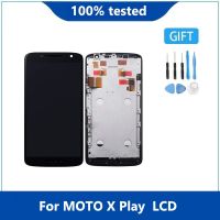 5.5 "; จอแอลซีดีสำหรับ Motorola Moto X เล่น XT1561 XT1562 XT1563จอแสดงผล LCD Touch Screen Digitizer สำหรับ Mo Xplay จอแอลซีดีที่มีกรอบ