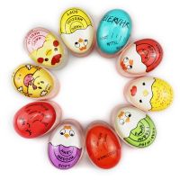 Egg Timer Resin Boiled Egg Cooker Color Changing Cooking Temperature Observer Kitchen Tool Eco-Friendly Resin Red Eggs Timer