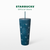 Starbucks Shell Blue Shimmer Cold Cup 24oz. ทัมเบลอร์สตาร์บัคส์พลาสติก ขนาด 24ออนซ์ A11146866