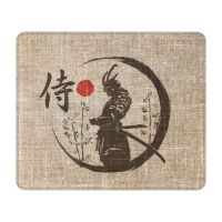 Samurai Japanese Word Custom Design Gamer Mouse Pad Anti-Slip Rubber Base Mousepad Office Computer Mat PC Table Decor Cover