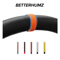 Alcantara Suede รถพวงมาลัย Marker Trim สติกเกอร์สำหรับ BMW F20 F22 F30 F10 E60 G28 E90 G20 F15 G30อุปกรณ์ตกแต่งภายใน