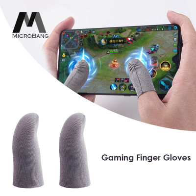 MicroBang Games Finger Set Sensitive Non-Scratch Sleeve Breathable Game Controller Finger Cover Professional Touch Screen Sleeves for Mobile Phone(2/4