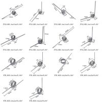 【LZ】 1.6mm Wire Diameter Steel Spring 90/180 Degree Elastic Torsion Spring