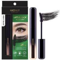 ? BROWIT Lift &amp; Lock Mascara มาสคาร่าปัดขนตา สูตรกันน้ำ กันเหงื่อ ช่วยให้ขนตางอนเด้ง ขนาด 6g [ FLASH SALES ]