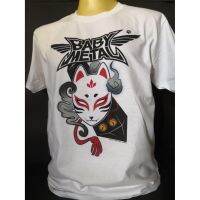 เสื้อวงนำเข้า BABYMETAL PA PA YA Kitsune Kawaii Metal Heavy Metal J-Pop Speed Metal Power Metal T-Shirt ราคาส่ง มี