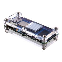 For Banana Pi BPI-M2 Zero Allwinner H3 4-Core 512MB DDR3 RAM Open Source PC Development Board+Acrylic Case+Heat Sink Kit Replacement