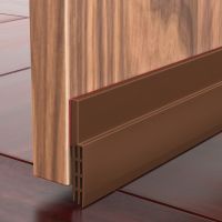 1M Windbreak Strip Draught Excluder Stopper Door Bottom Guard Door Draft Excluder Strip Self Adhesive Tape Bottom Seal Stopper Decorative Door Stops