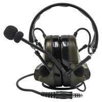 TCIHEADSET Headset Taktis Comtac II ชุดหูฟังทหารหูฟังลดเสียงรบกวนที่ปิดหูกันหนาวป้องกันเสียงล่าสัตว์