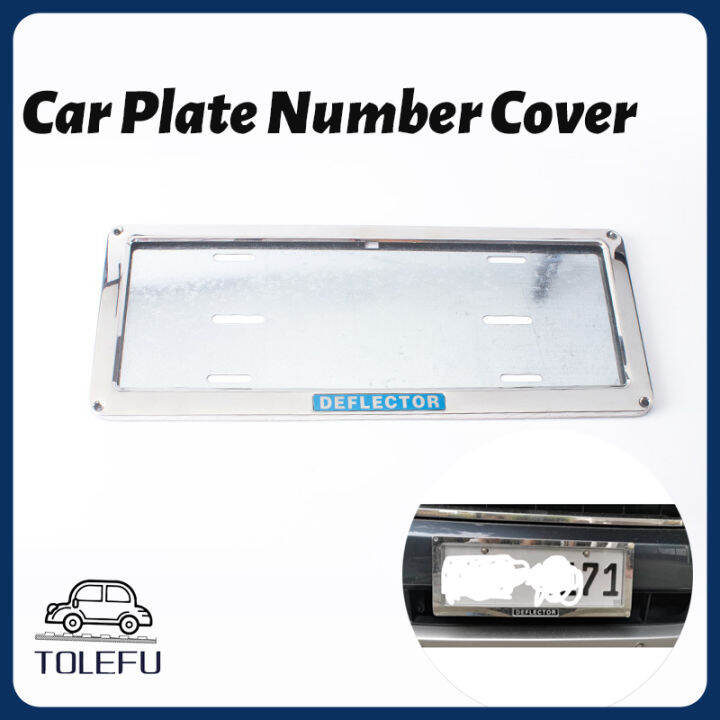 [Ready Stock]2PCS Car Plate Number Cover License Plate Protector