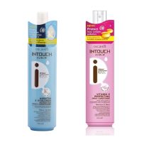 สเปรย์อาหารผม Dcash Intouch Spray Conditioner 220ml ชนิดไม่ต้องล้างออก เป็นเซรั่มช่วยฟื้นฟูผมแห้งเสียให้นุ่มชุ่มชื้นมีน้ำหนัก มี 2 สูตร