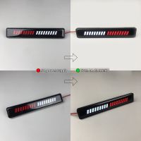 Car sticker front grille emblem LED decorative lights Car exterior modified daytime running lights decorative lights Bulbs  LEDs HIDs