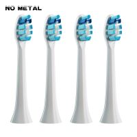 ZZOOI No Metal Vacuum Replace Brush Heads For Philips HX6064 HX6930 HX6730 White Healthy Clean Soft DuPont Bristle Brush Head Nozzles