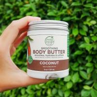 บอดี้บัตเตอร์ สูตรผิวเนียนนุ่มชุ่มชื่น Pure Body Butter Ultra Moisturizing Coconut 237mL (Petal Fresh®) สารสกัดจากมะพร้าว คืนความชุ่มชื่นให้กับผิว ช่วยผลัดเซลล์ผิว