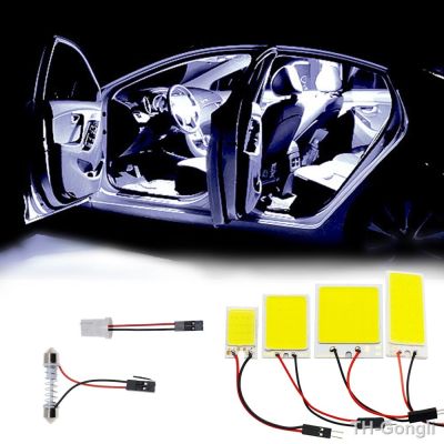 【hot】✓✽  C5W Cob 36 48SMD chip Reading Lamp led T10 Car Led parking Bulb Interior Panel Festoon plate lights