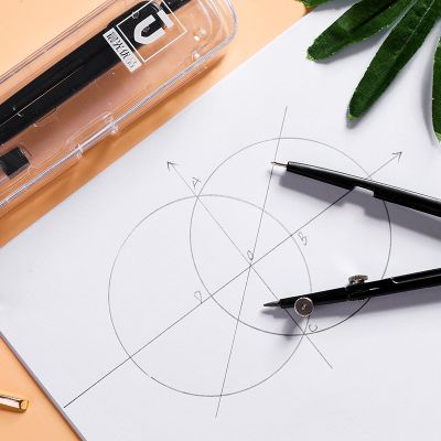 ：“{—— M&amp;G 1Set Metal Compasses Design Drawing Engineering Instrument Tool Office School Student Supplies With Box And Pencil Lead