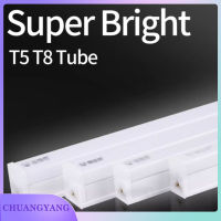 หลอด Led Light T5 T8 Super แสงสว่างจ้าสำหรับโคมไฟห้องนั่งเล่น Led 220V ไฟสำหรับเพดาน30/50/60ซม.10W 20W หลอดฟลูออเรสเซนต์ Led หลอด