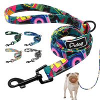 【LZ】owudwne 4ft Fashion Pattern Dog Leash Printed Nylon Pet Leash Rope For Small Medium Dogs Soft Pet Walking Leashes Chihuahua Pitbull