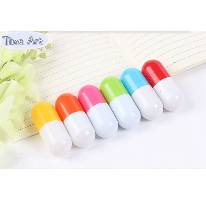 buy-2-ship-1-free-cute-expression-pill-ballpoint-pen-creative-cartoon-capsule-retractable-pen-childrens-gift-stationery