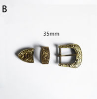 3540mm Solid Brass High Quality Carved Pin Belt Buckle Head Jeans Accessories DIY Hardware Decor Belt Leather Craft accessories