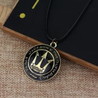 Percy Jackson Necklace Trident Logo Pendant