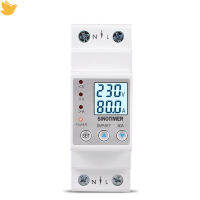 Leficus【Ready stock】SVP-917แบ็คไลท์ปรับได้อัจฉริยะ Self-Compound Over-Under-Voltage Current Limiting Protector Overload Switch Power Display