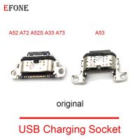 10PCS Original สําหรับ Samsung Galaxy A54 A52 A72 A52S A33 A73 A53 4G 5G USB Charging Port แท่นเสียบปลั๊กชาร์จ Connector Socket