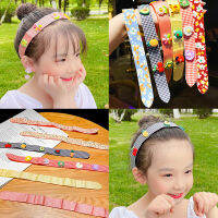 จัดส่งฟรี1PCS Velcro เด็กผมสีลายสก๊อตดอกไม้ Headband Headwear เด็กเครื่องมือจัดแต่งทรงผมหญิงยางรัดผมอุปกรณ์สำหรับทารก สปอตสินค้า gift