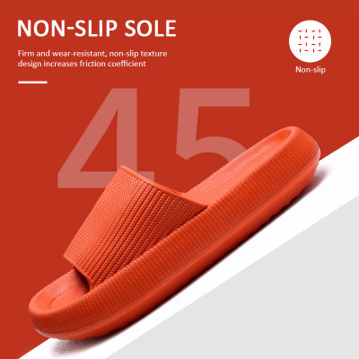 Thick Platform Slippers Women Summer Beach Eva Soft Sole Slide Sandals Leisure Men Ladies Indoor Bathroom Anti-Slip Shoes