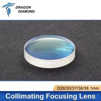 2 Pcs Raytools Collimating Focusing Lens D28 D30 Quartz Fused Silica For Raytools Hans Laser Head Fiber Laser 1064nm