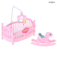 ?[xingtu] ตุ๊กตาเตียงโทรจันม้าเด็กห้องขนาดเล็กเล่นฉาก props