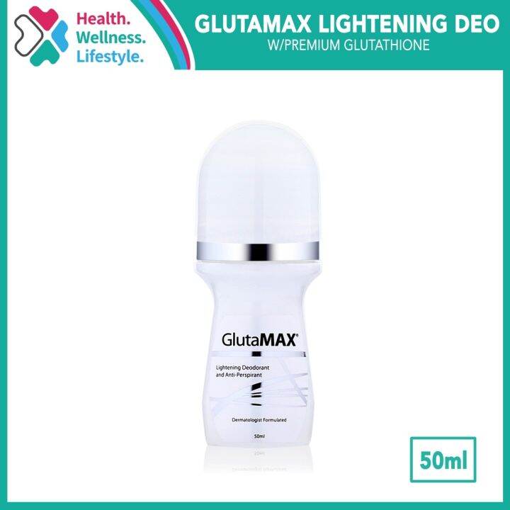 Glutamax Lightening Deo Antiperspirant Whitening Underarm Deodorant Roll On 50ml☸ Lazada Ph 4903