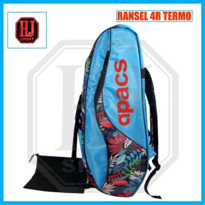 ขายดี Egxtrb - ✑พีวีซีรูปแบบเทอร์โม Apacs ลายใบไม้หลากสี Tas Raket Badminton ขนาด80ซม. X 40ซม. 35ซม.