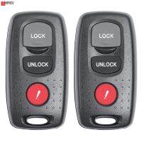 Keyecu 3Button Remote Car Key 313.8MHZ Model:41846 FCC: KPU41846 for Mazda 3 2004 2005 2006 2007 2008 for Mazda 6 2003 2004 2005