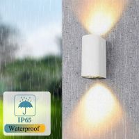 Outdoor Waterproof Wall Lamps Indoor Up And Down Wall Light Garden Porch Terrace Wall Lighting Corridor Balcony Wall Sconce AU87