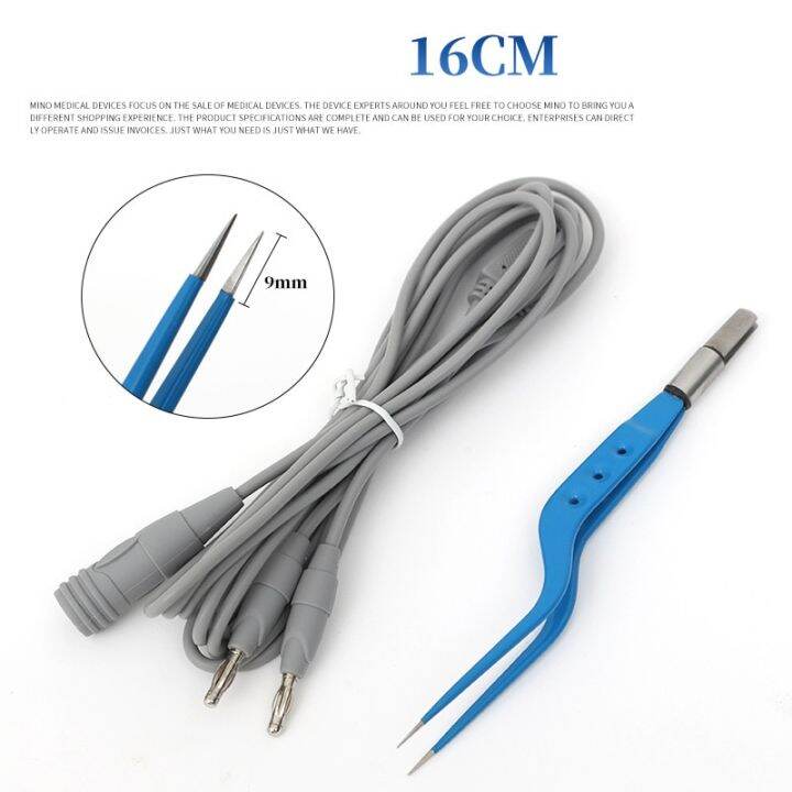 bipolar-coagulating-tweezers-electrocoagulating-wire-insert-type-high-temperature-and-high-pressure-electrocoagulation-forceps