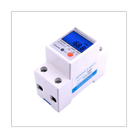 1 Pcs 230V AC Din Rail Single Phase Reset Zero Energy Meter KWh Voltage Current Power Consumption Counter Wattmeter Energy Meter