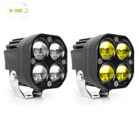 ไฟ LED พ็อดไฟ LED 8 ZES-3570 80W 6000K/3000K 5โหมดไฟเสริมสำหรับการขับขี่กันน้ำ IP68 UTV รถกะบะเอทีวี