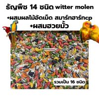 Woww สุดคุ้ม อาหารนกแก้ว ธัญพืช16ชนิด ขนาด1KG ผสมเมล็ดฮวยมั้วผสมผลไม้อัดเม็ด cp แบ่งขาย1kg ราคาโปร อาหาร นก อาหารนกหัวจุก อาหารนกแก้ว อาหารหงส์หยก