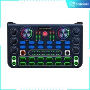 Shiwaki Bảng điều khiển âm thanh Bộ trộn âm thanh mini Bảng điều khiển âm